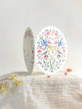 Load image into Gallery viewer, Birthday folk - circular embossed birthday card