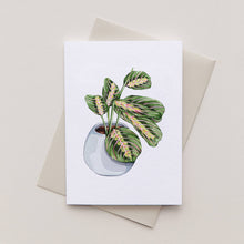 Load image into Gallery viewer, Mini House Plant Watercolour Sustainable Greetings Card