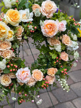 Load image into Gallery viewer, Funeral Floral Wreath and Stand
