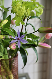 ♥ Valentine's Day ♥ -  Pink Lily, Tulip and Vibernum Vase Arrangement