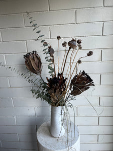 Tall Dried Protea Arrangement