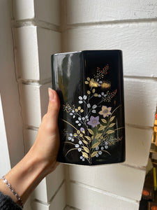 Black Rectangle Vase