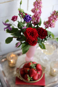 ♥ Valentine's Day ♥ - Pink vase arrangement