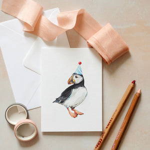 Puffin Greetings Card