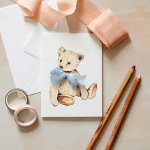 Load image into Gallery viewer, Teddy Bear Sustainable Greeting Card
