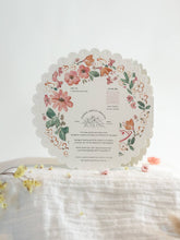 Load image into Gallery viewer, I manifested you - circular embossed card
