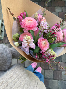 ♥ Valentines Day ♥ Italian Ranunculus Bouquet