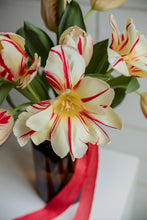 Load image into Gallery viewer, ♥ Valentine&#39;s Day ♥ - Parrot Tulips + Amber Bottle
