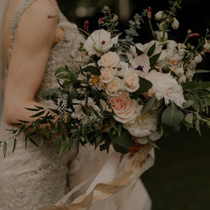 Wedding Bouquet + Boutonnière