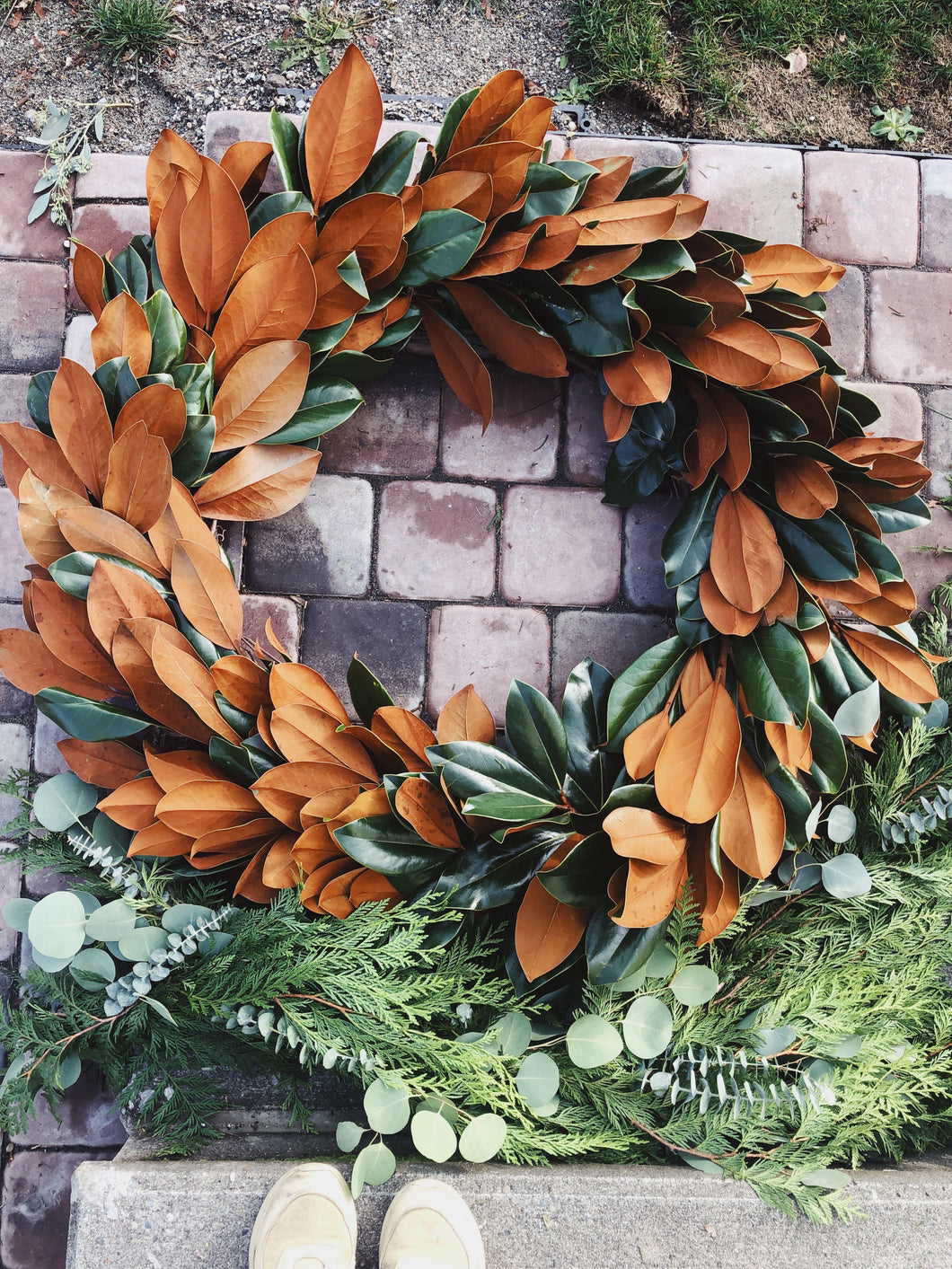 Magnolia Wreath - Large