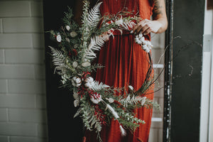 Winter Texture Wreath - Large