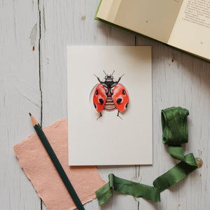 Ladybug 3D Greeting Card