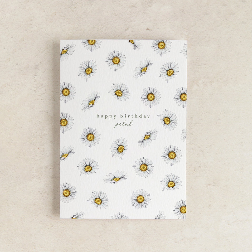 Daisy Happy Birthday Greeting Card