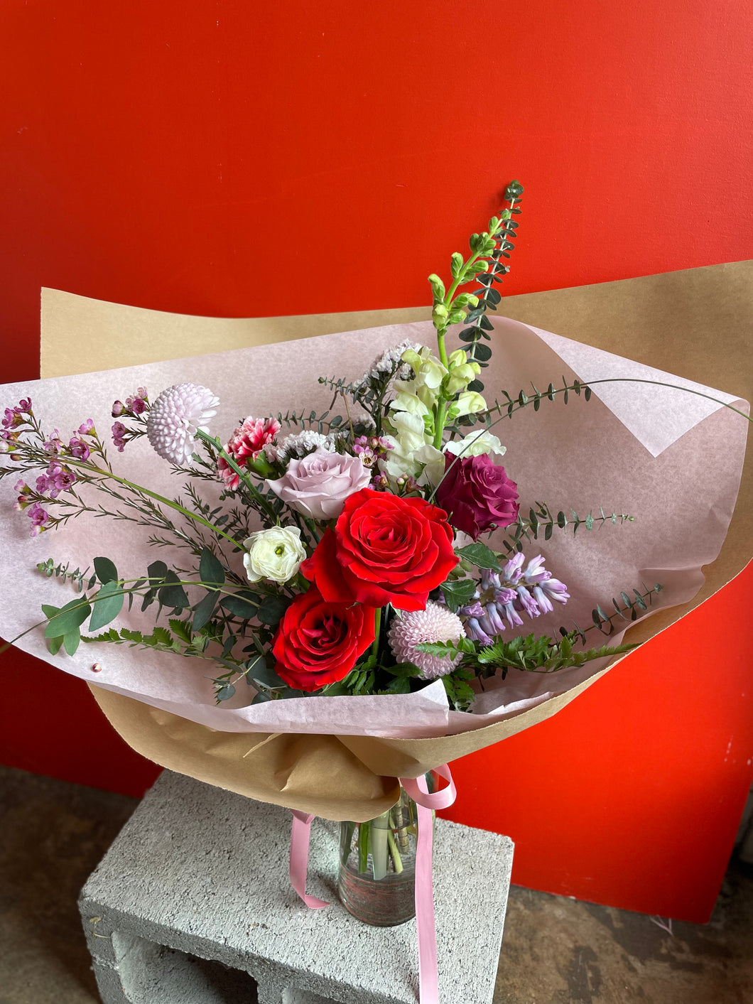 ♥ Valentine's Day ♥ - Designers Choice Wrapped Bouquet